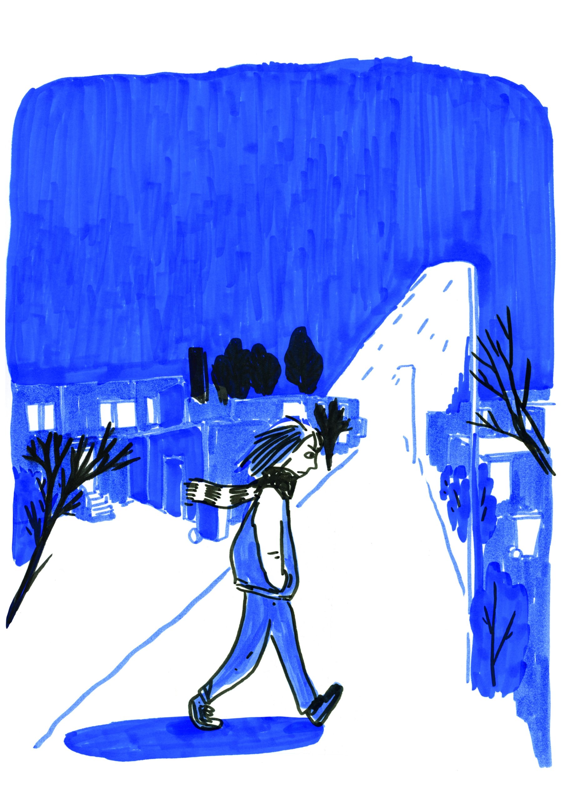 Side 48 fra *Ring hvis det er noe*(2021) av Åse Ombustvedt og Inga H. Sætre, publisert på Ena forlag.