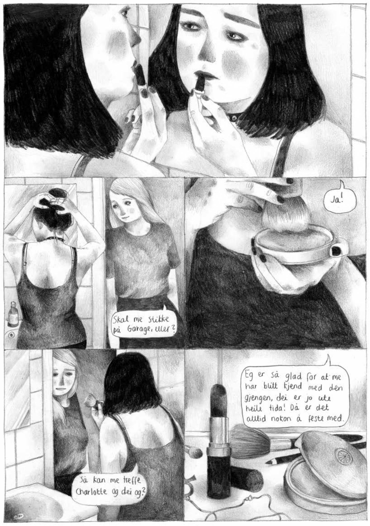 Bergen (2018) av Anja Dahle Øverbye. Side 12.